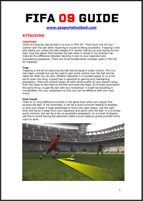 Руководство по FIFA 09: Нападение