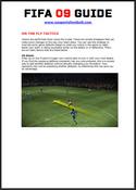Руководство по FIFA 09: Тактика