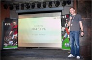 Презентация футбольного симулятора FIFA 11