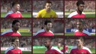 Лица футболистов из футбольного симулятора FIFA 11