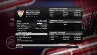 Скриншоты режима менеджера FIFA 10