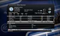 Скриншоты режима менеджера FIFA 10