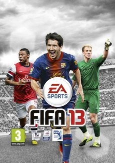 Английская обложка игры FIFA 13