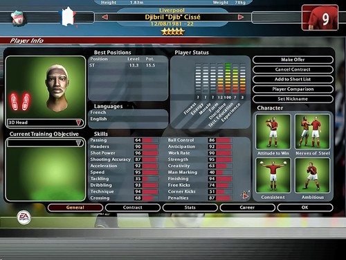 Скриншоты FIFA Manager 2005