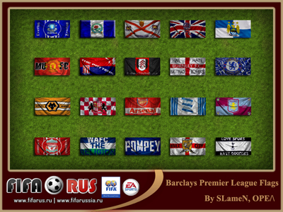 Barclays Premier League Flags