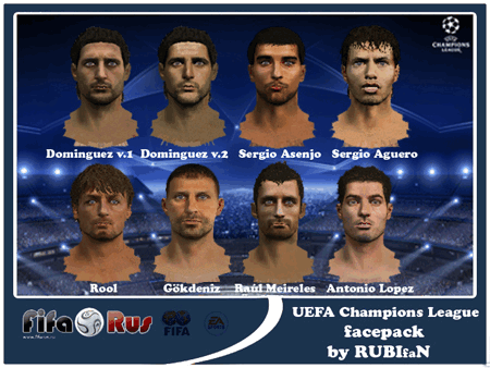 UEFA CL Facepack by RUBIfaN