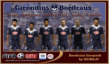Bordeaux Facepack by RUBIfaN for FIFA 10