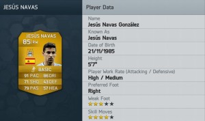 FUT 14: Обзоры игроков - Jesus Navas