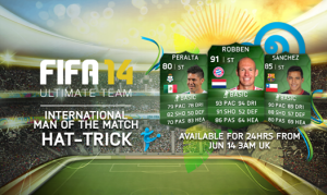 FUT 14: Зеленая карточка — Robben, Alexis и Peralta