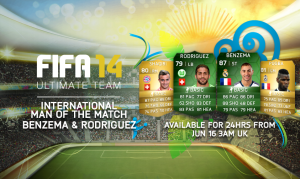 FUT 14: Зеленая карточка — Benzema и Rodriguez