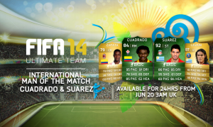 FUT 14: Зеленая карточка — Suarez и Cuadrado