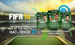 FUT 14: Зеленая карточка — Dempsey, Hazard и Halliche