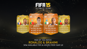 FUT 15: Оранжевая карточка — Ronaldo и Brahimi