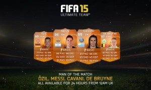 FUT 15: Оранжевая карточка — Ozil, Messi, Cavani и De Bruyne