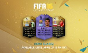 FUT 16: Фиолетовая карточка – Luis Suarez 
