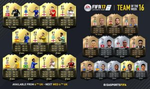 FUT 17: Команда недели #16